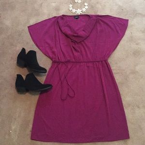 Violet Silky Dress